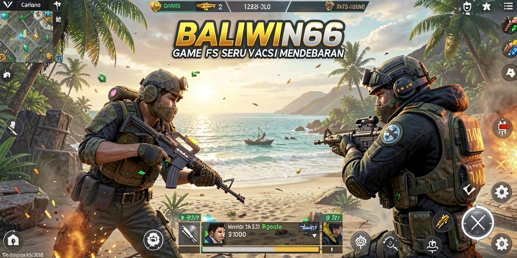 Screenshot BALIWIN66 menampilkan aksi tembak-menembak yang mendebarkan.