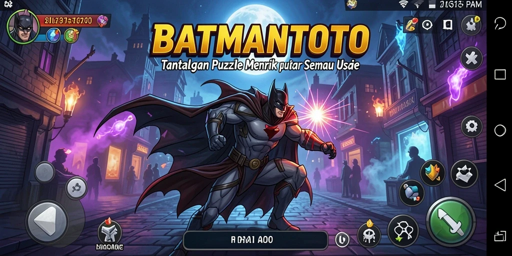 Screenshot gameplay menampilkan tantangan puzzle yang seru dan warna-warni.