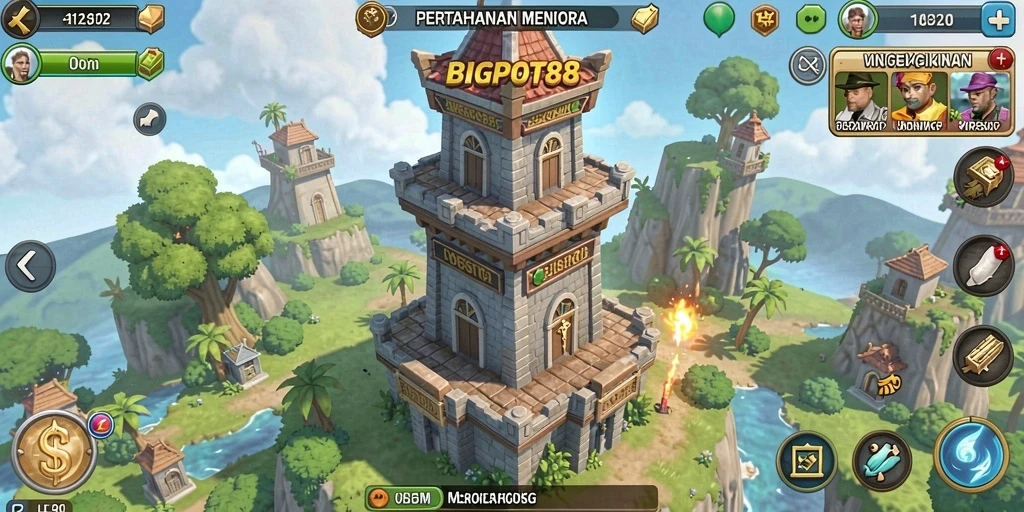Tangkapan layar menampilkan gameplay seru di BIGPOT88.