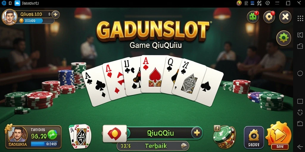Tampilan gameplay QiuQiu yang menarik dan seru.