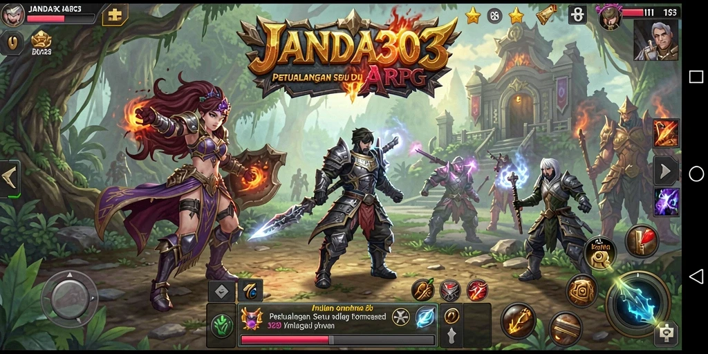 Tampilan menakjubkan dengan aksi pertempuran ARPG.