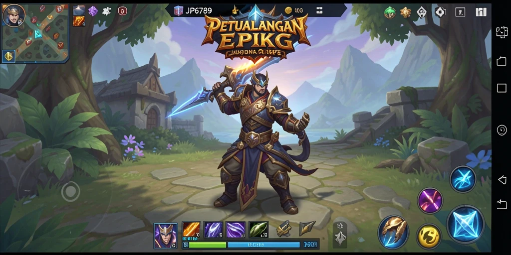 Beraksi dalam gameplay menarik JP6789 di dunia ARPG.