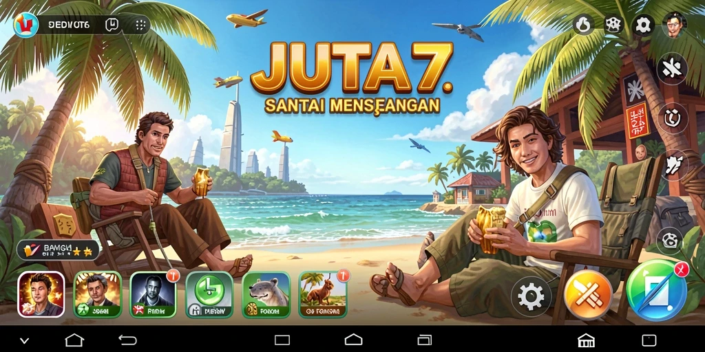 Tangkapan layar gameplay JUTA7 yang seru dan interaktif.