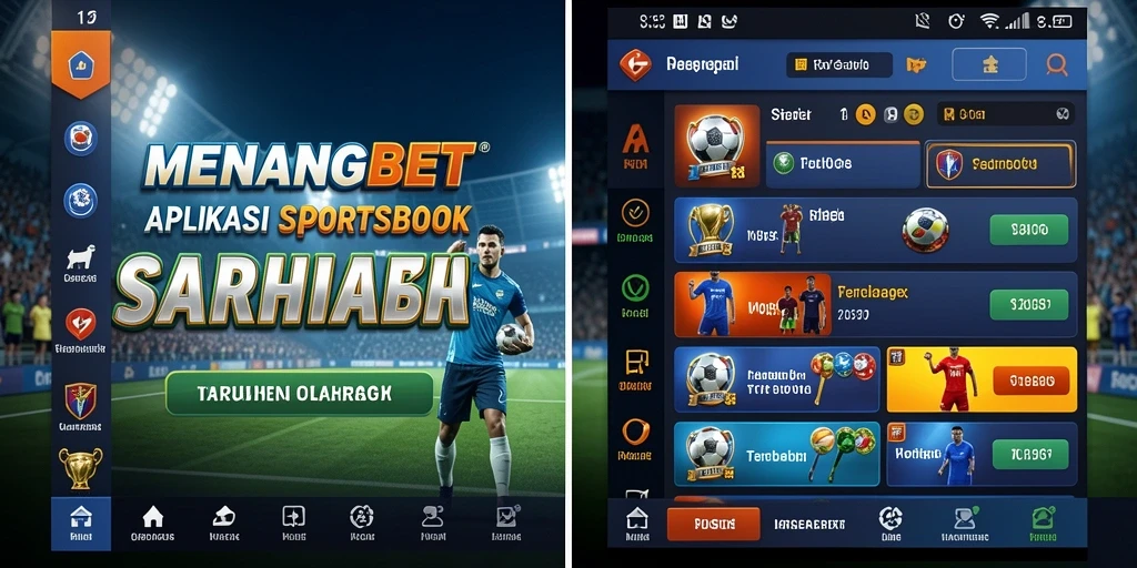 Screenshot gameplay taruhan olahraga di aplikasi MENANGBET.