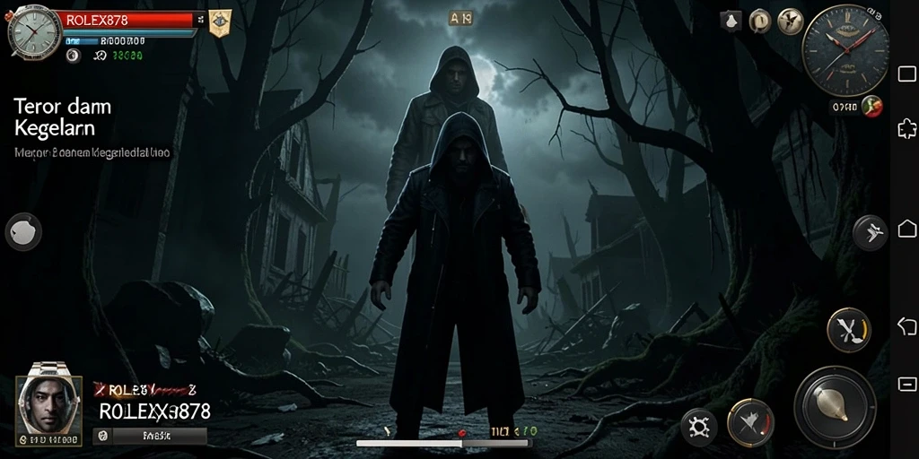 Gameplay menegangkan dengan atmosfer horor yang mencekam.